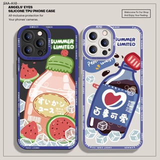 Compatible With Samsung Galaxy A10 A10S A22 A52 A52S A20S A50 A30S A50S A30 A20 4G 5G เคสซัมซุง สำหรับ Summer Drink Juice เคส เคสโทรศัพท์ เคสมือถือ Full Cover Shell Shockproof Back Cover Protective Cases