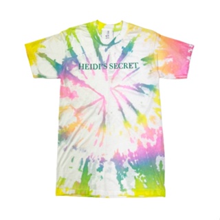 Heidi’s Secret Classic Tee - Tiedye- Rainbow