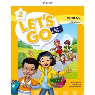 DKTODAY หนังสือแบบฝึกหัด LETS GO 2:WORKBOOK WITH ONLINE PRACTICE (5ED)