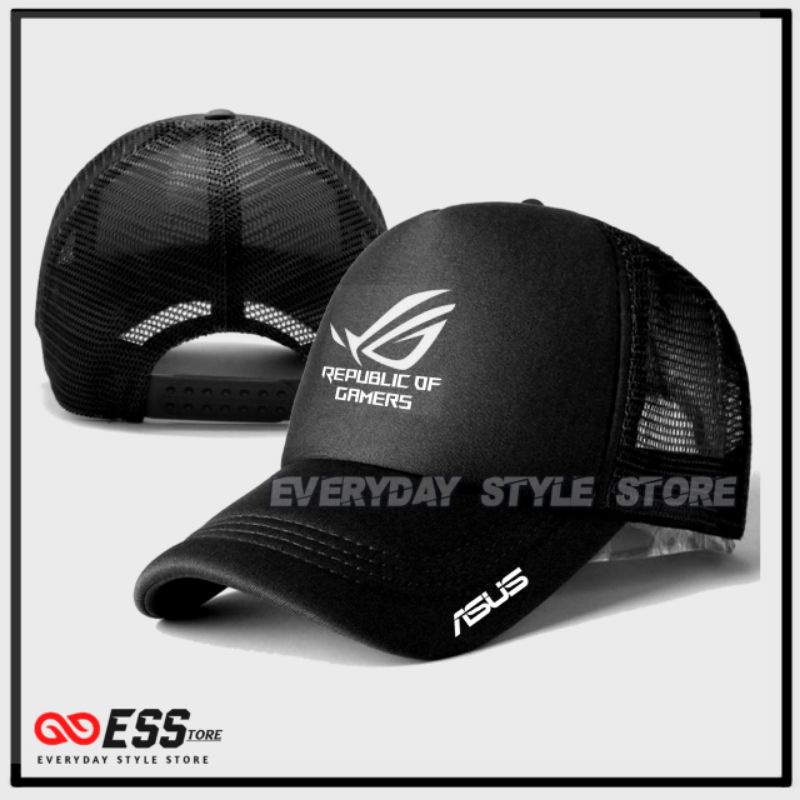 หมวกตาข่าย-ลาย-republic-of-gamers-asus-rog-trucker