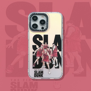 เคสโทรศัพท์มือถือ ผิวด้าน ลายเลเซอร์ SLAM DUNK สําหรับ iPhone 14 Pro 13 12 Pro Max 11