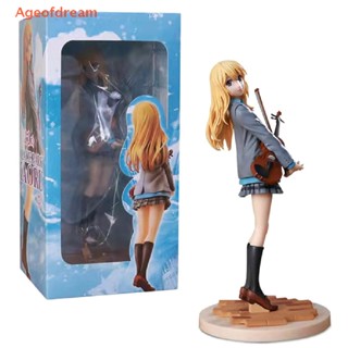 [Ageofdream] ใหม่ ตุ๊กตาฟิกเกอร์อนิเมะ Your Lie in April Miyazono Kaori Violin Girl Standing