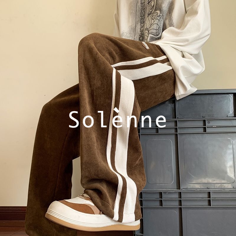 solenne-กางเกงขายาว-กางเกงเอวสูง-กางเกงขายาวผู้หญิง-2022-ใหม่-สวยงาม-unique-beautiful-ทันสมัย-es220250-36z230909
