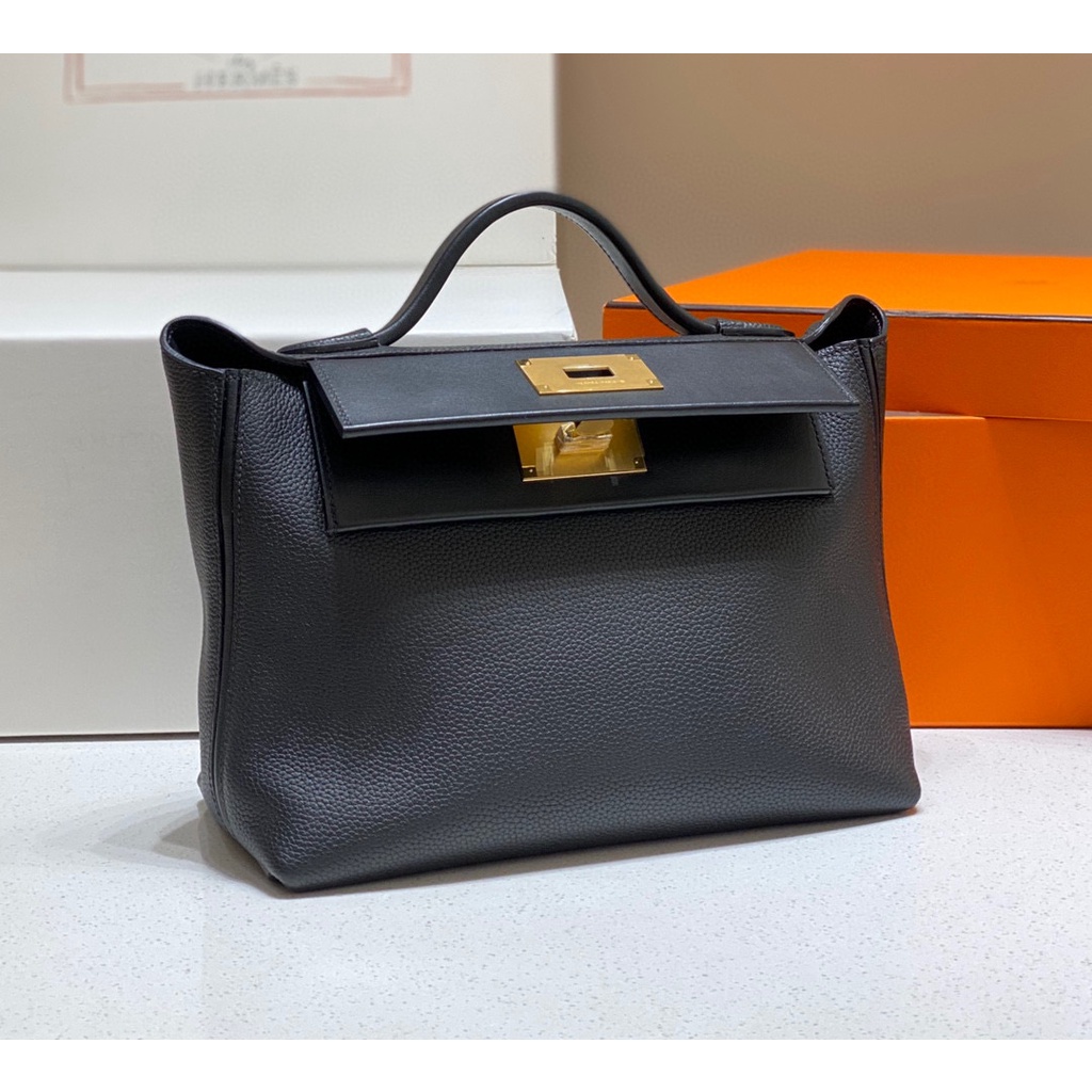 พรี-ราคา19200-hermes-2424-หนังแท้-กระเป๋าถือ-กระเป๋าสะพาย-กระเป๋าสะพายไหล่