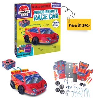 Klutz Wired Remote Race Car: Maker Lab STEM Kit