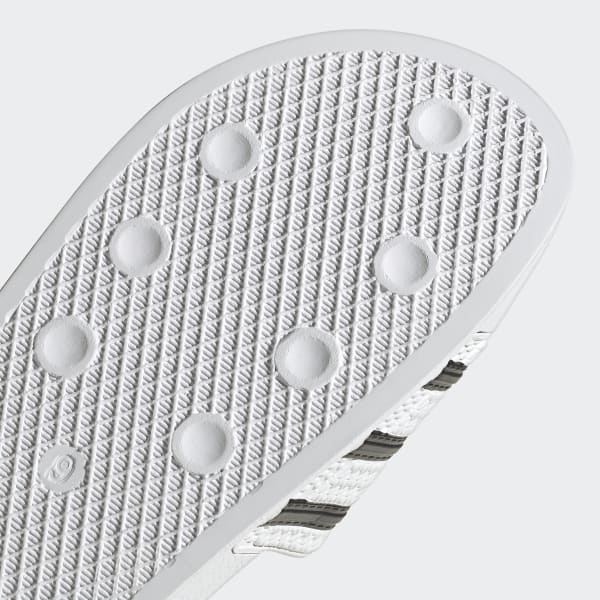 adidas-adilette-รองเท้าแตะ-ขาวคาดดำ