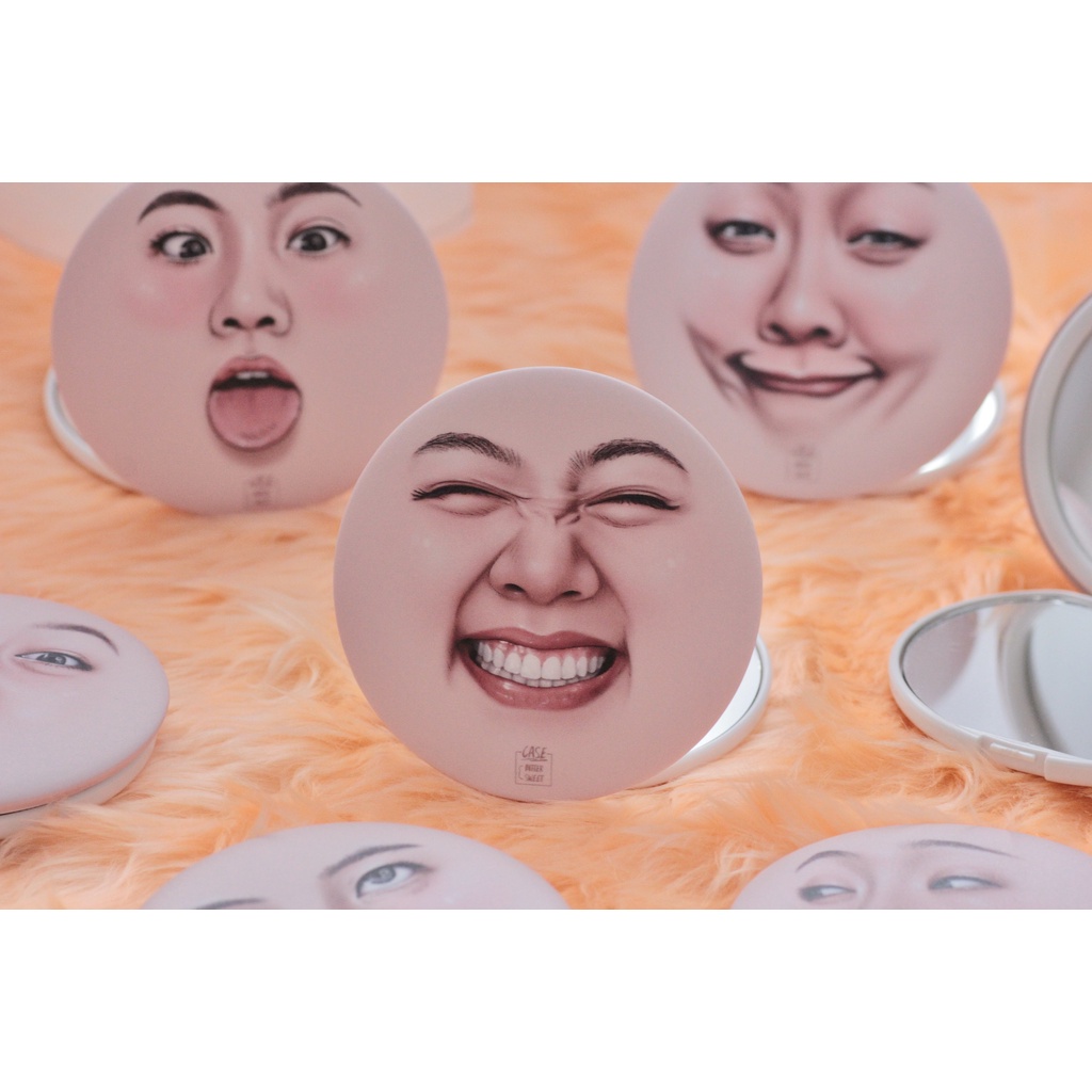 กระจกพกพา-pocket-mirror-funny-face