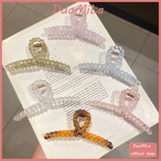 กิ๊บติดผม เนื้อแมตต์ ลายฉลาม แบบเรียบง่าย แฟชั่นฤดูร้อน สไตล์เกาหลี สําหรับผู้หญิง