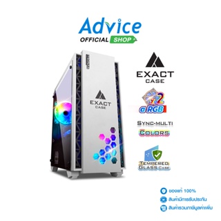 ภาพหน้าปกสินค้าITSONAS mATX CASE เคสคอมพิวเตอร์(NP) EXACT DUAL ARGB (WHITE) ที่เกี่ยวข้อง