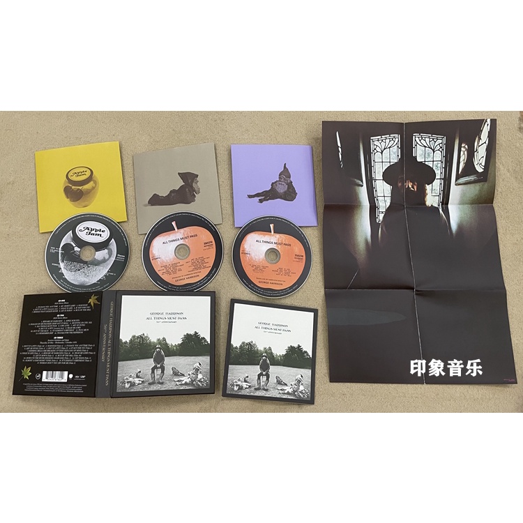 ของแท้-แผ่น-cd-ดีลักซ์-george-harrison-all-things-must-pass-featured-deluxe-3