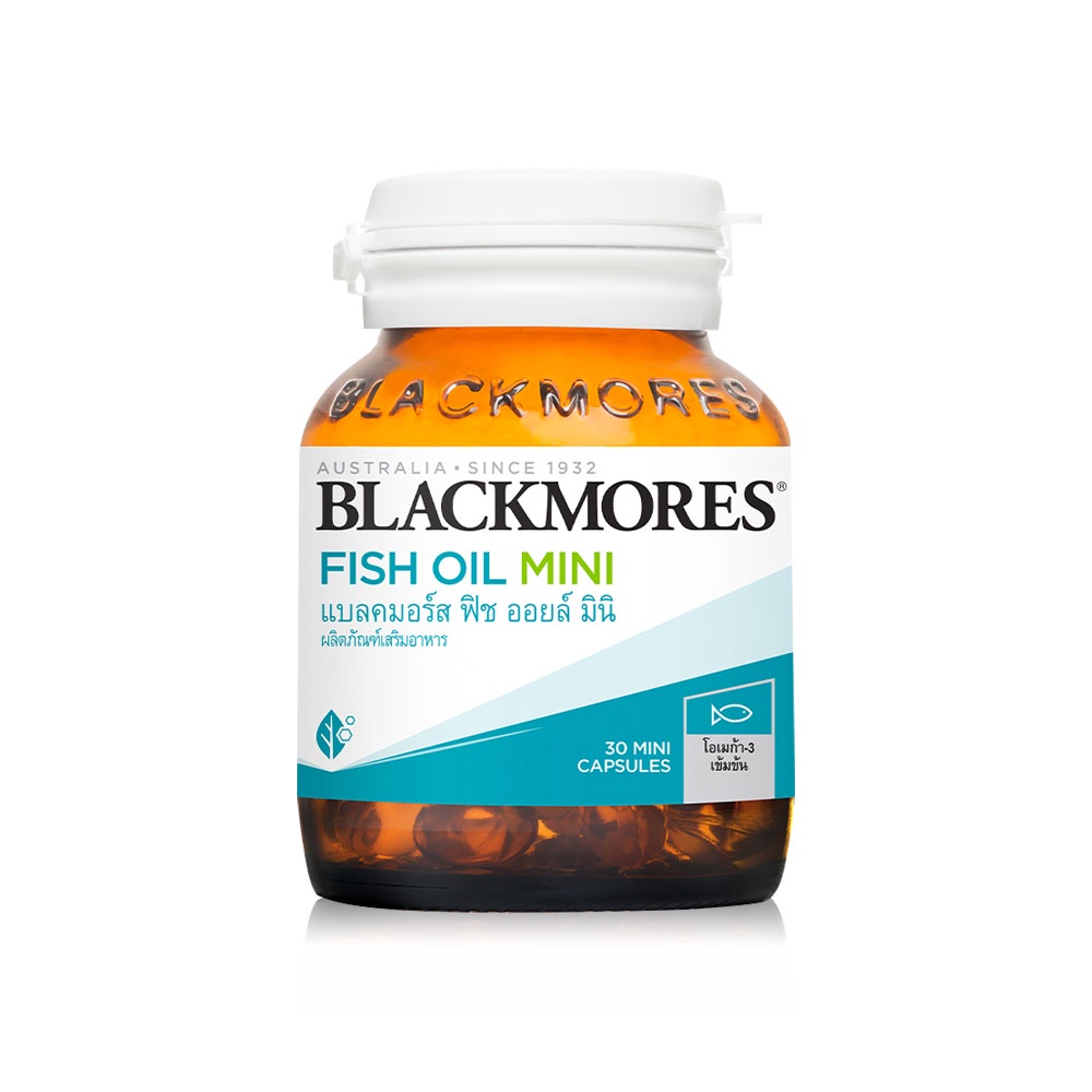 blackmores-fish-oil-mini-แบล็คมอร์ส-น้ำมันปลา-เม็ดเล็ก-330mg-ขนาด-30-แคปซูล