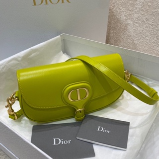 พรี​ ราคา9400 Dior Bobby หนังวัว กระเป๋าสะพาย กระเป๋าสะพายไหล่21*5*12cm