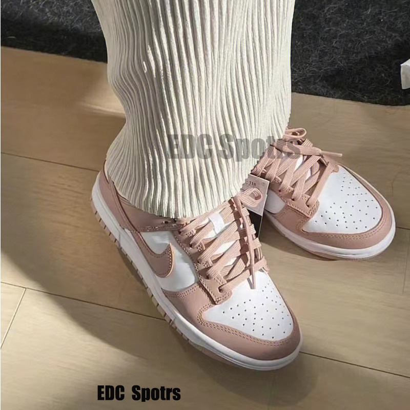 พร้อมสำหรับการจัดส่ง-nike-dunk-low-rose-whisper-ของแท้-100