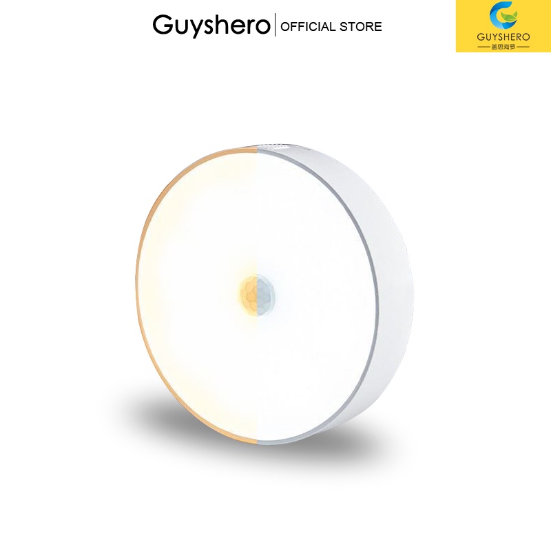 ภาพหน้าปกสินค้าแผ่นโลหะ ไฟเซ็นเซอร์อัตโนมัติ 8 LED ชาร์จไฟ USB สีขาว วอร์มไวท์ สำหรับกลางคืน จากร้าน guyshero.th บน Shopee