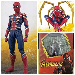 Inspired by Spiderman in the Spider Verse Marvel Avengers Infinity War Spider Man SHF โมเดลฟิกเกอร์ สไปเดอร์แมน ของเล่น สําหรับเก็บสะสม ตกแต่ง