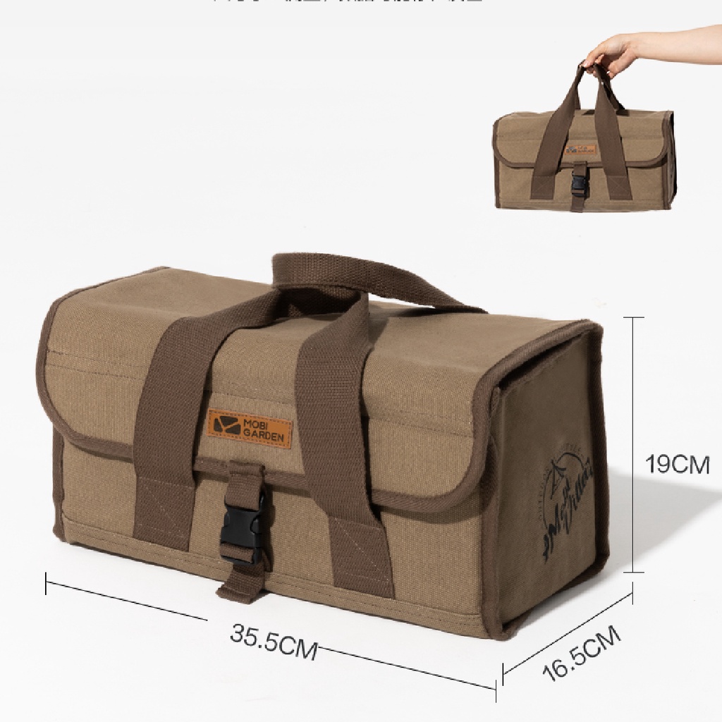 mobi-garden-อุปกรณ์ใส่เครื่องมือ-tools-bag-สีน้ำตาล