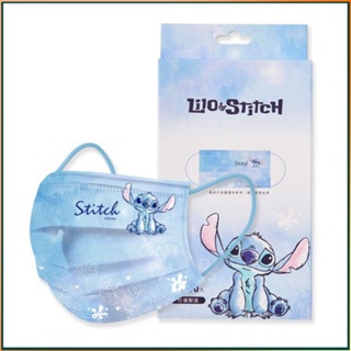 หน้ากากอนามัย 3 ชั้น ลาย Stitch Winne The Pooh แบบใช้แล้วทิ้ง สําหรับผู้ใหญ่ 50 ชิ้น