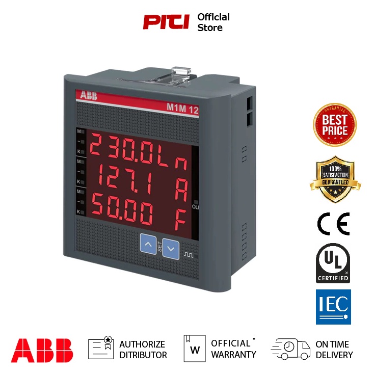 ABB M1M 12 Modbus Power meter Modbus RTU RS485 เพาเวอร์มิเตอร์ 1SYG207581R4051 Shopee Thailand