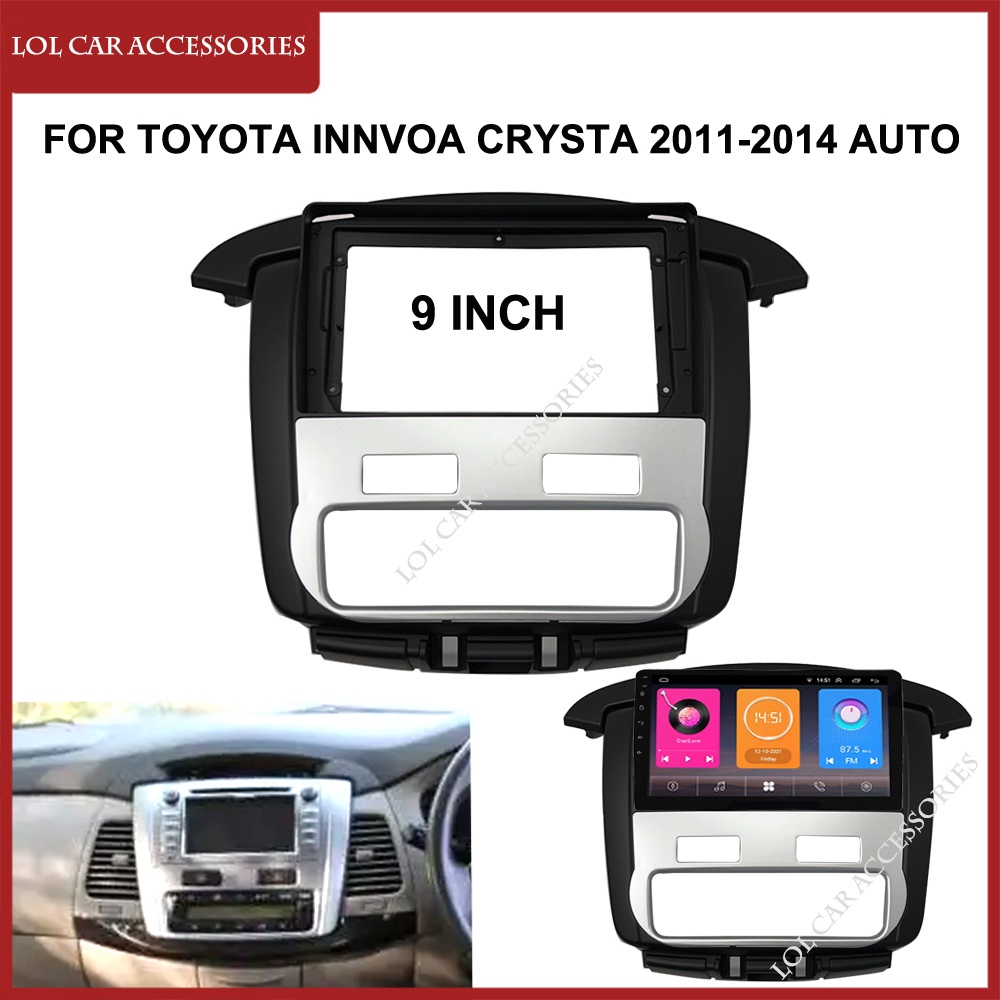 เคสกรอบเครื่องเล่น-mp5-วิทยุ-auto-android-mp5-9-นิ้ว-สําหรับ-toyota-innvoa-crysta-2011-2014