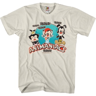 See No Evil Hear No Evil Speak No Evil Animaniacs T-Shirt เสื้อเบลาส์ เสื้อเชิ้ต เสื้อยืดถูกๆ