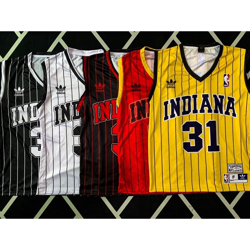 เสื้อกล้ามริ้ว เสื้อกล้ามบาสเบอร์ INDIANA 31 | Shopee Thailand