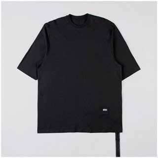 เสื้อยืด ทรงหลวม ลาย R RICK OWEN 21 DRK Outer Label Streamer แฟชั่นฤดูใบไม้ผลิ และฤดูร้อน