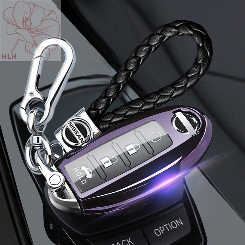 nissan-14th-generation-ใหม่-xuanyi-key-case-qijun-teana-key-กระเป๋า-jinke-qashqai-bluebird-nissan-car-key-chain