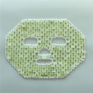 Natural Xiuyu Jade Face Mask Skin Care Beauty Tool Healing Stone Mask For Facial Massage Eye Relax Cooling And Hot SPA T