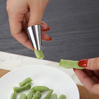 【AG】Stainless Steel Nuts Fruit Sheller Peeler Cutter Finger Protector Kitchen Tool
