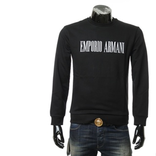 Armani เสื้อกันหนาวลําลอง คอกลม สําหรับผู้ชาย 3G1M63 1J07Z