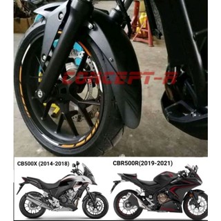 ต่อบังโคลนหน้า,กันดีด,ตรงรุ่น HONDA CB500X, CB500F(ทรงลูกศร)บตรงรุ่น CB500X ปี2014 - 2018