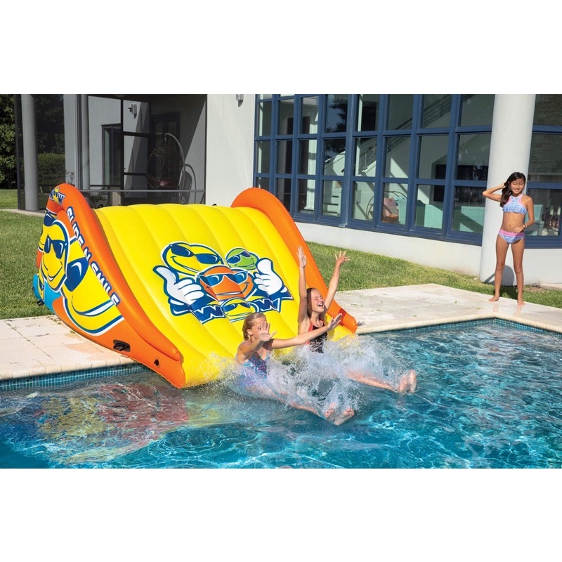 wow-world-of-watersports-19-2210-slide-n-smile-floating-2-lane-waterslide-9-feet-long