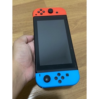 สินค้า ผ่อน 0%!! โค๊ดลดเพิ่ม200บาท!! Nintendo Switch สำหรับพกพา เฉพาะตัวเครื่อง (มือสอง)