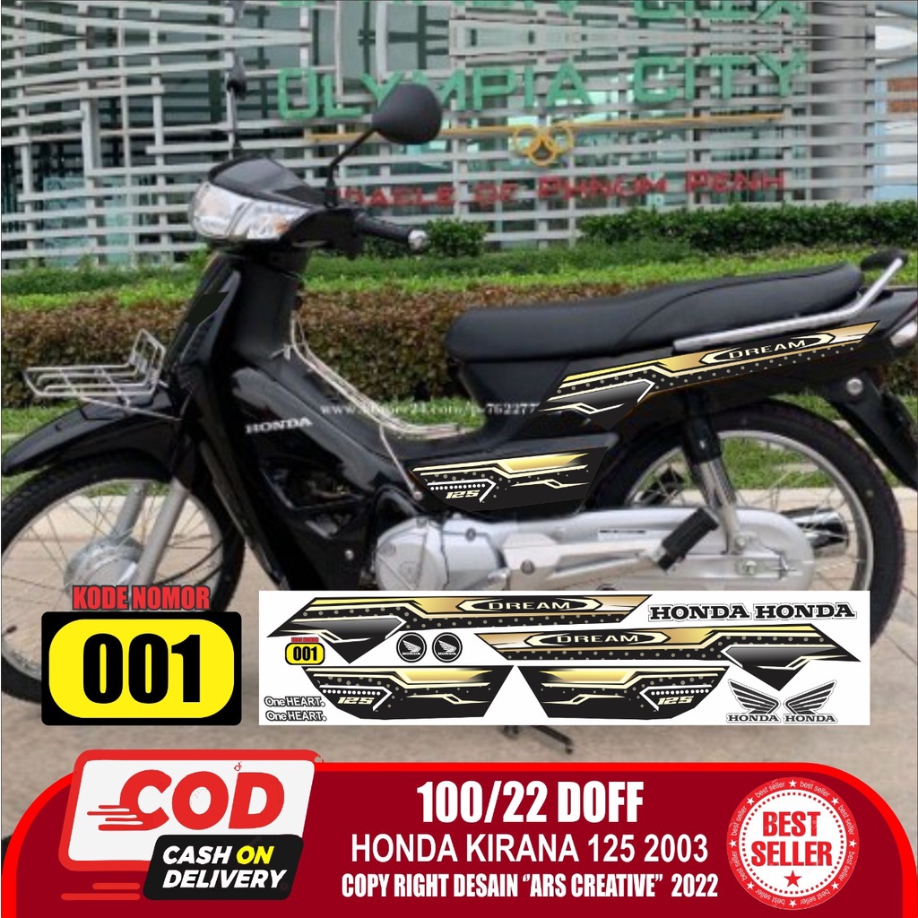 พร้อมส่ง-สติกเกอร์รูปลอก-เคลือบเงา-สําหรับ-honda-kirana-125-2003