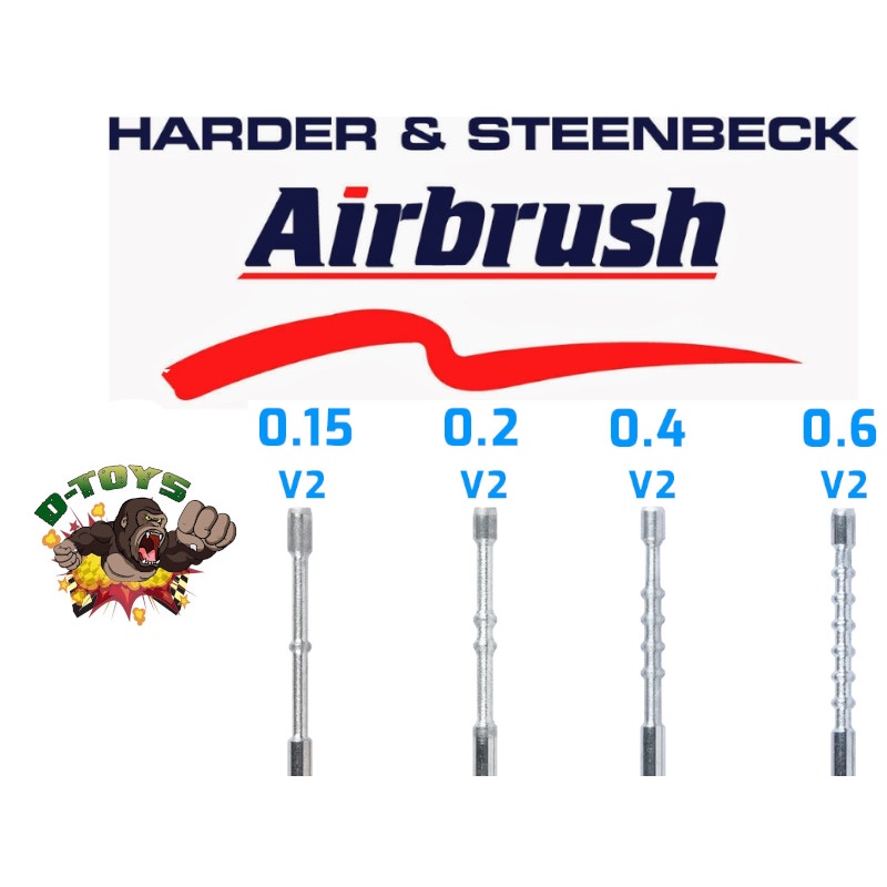 เข็มอะไหล่แอร์บรัช-harder-amp-steenbeck-needle-airbrush