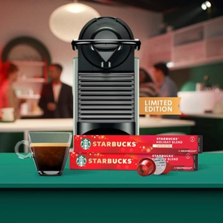 ภาพขนาดย่อของภาพหน้าปกสินค้าStarbucks Capsule แคปซูลกาแฟสตาร์บัค For Nespresso Machine (บรรจุกล่องละ 10 แคปซูล) จากร้าน rangsitshop บน Shopee ภาพที่ 9