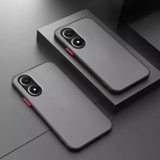 Case OPPO A17 เคสโทรศัพท์ ออฟโป้ เคสกันกระแทก ปุ่มสีผิวด้าน กันรอยกล้อง ขอบนิ่มหลังแข็ง เคส Oppo A17 ส่งจากไทย