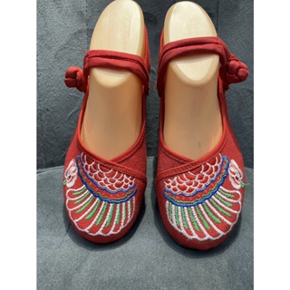 รองเท้าผู้หญิง(งานปัก)สไตล์จีน สีสันสดใส รหัสCH-111