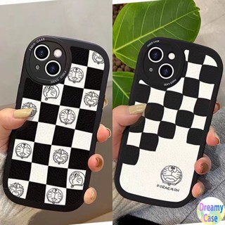 เคสโทรศัพท์มือถือ แบบนิ่ม ลายตาราง สีดํา สีขาว สําหรับ OPPO A98 A96 A95 A76 A74 A57 A55 A54 A53 A38 A33 A94 A93 A92 A91 A78 A77S A52 A31 A17 A16K A15S
