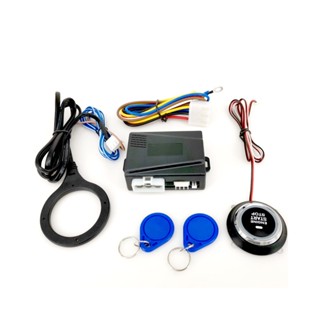 12V Car Engine Push Starts Button Ignition Starter Keyless Engine Starts Stop System Push Button Starts Stop Button Remo