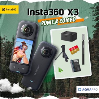 Insta360 X3 ใหม่! Power Combo โปรโมชั่น พร้อมอุปกรณ์เสริม ประกันศูนย์