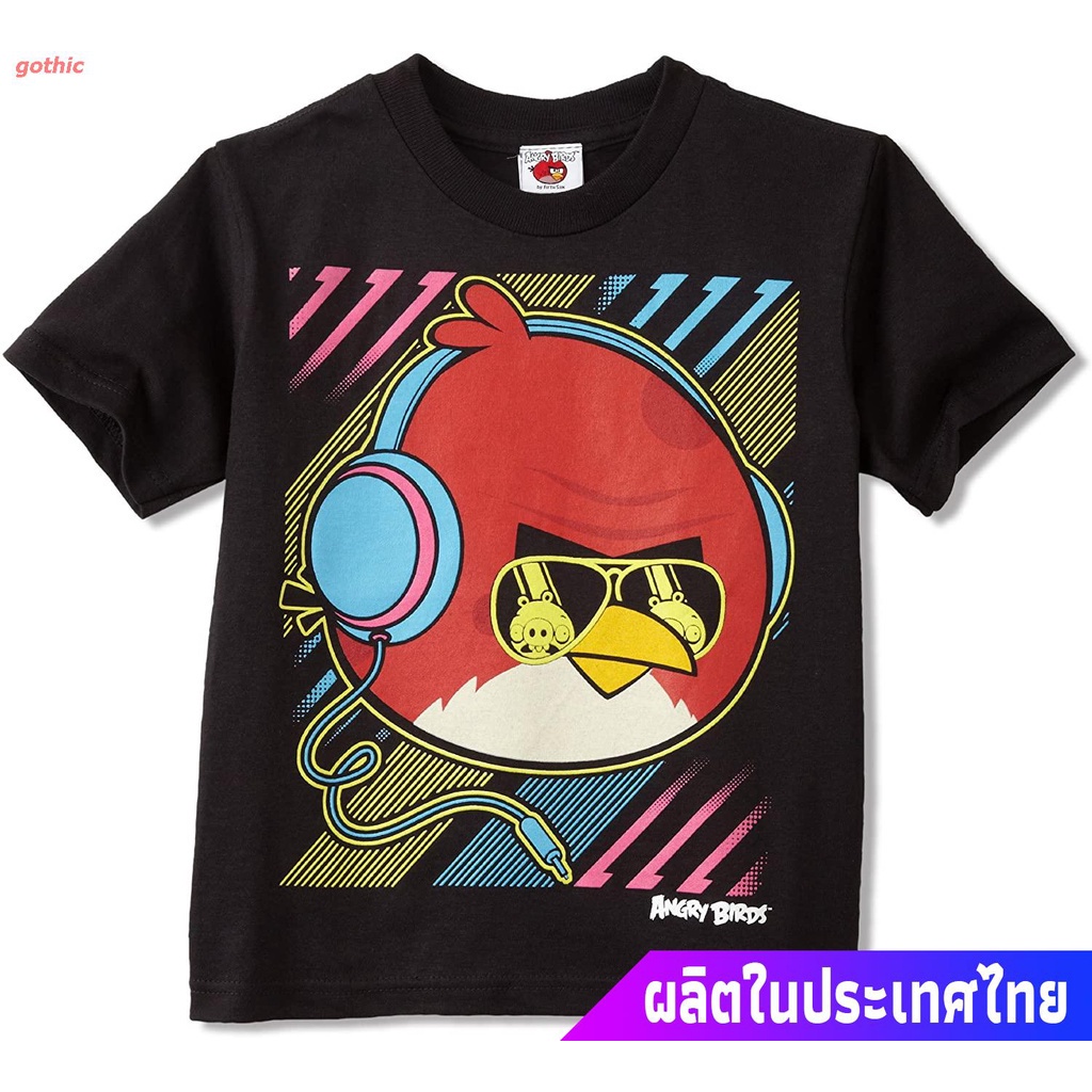 gothic-angry-birdsเสื้อยืดกีฬา-angry-birds-boys-big-neon-bird-juvy-shirt-angry-birds-popular-t-shirts