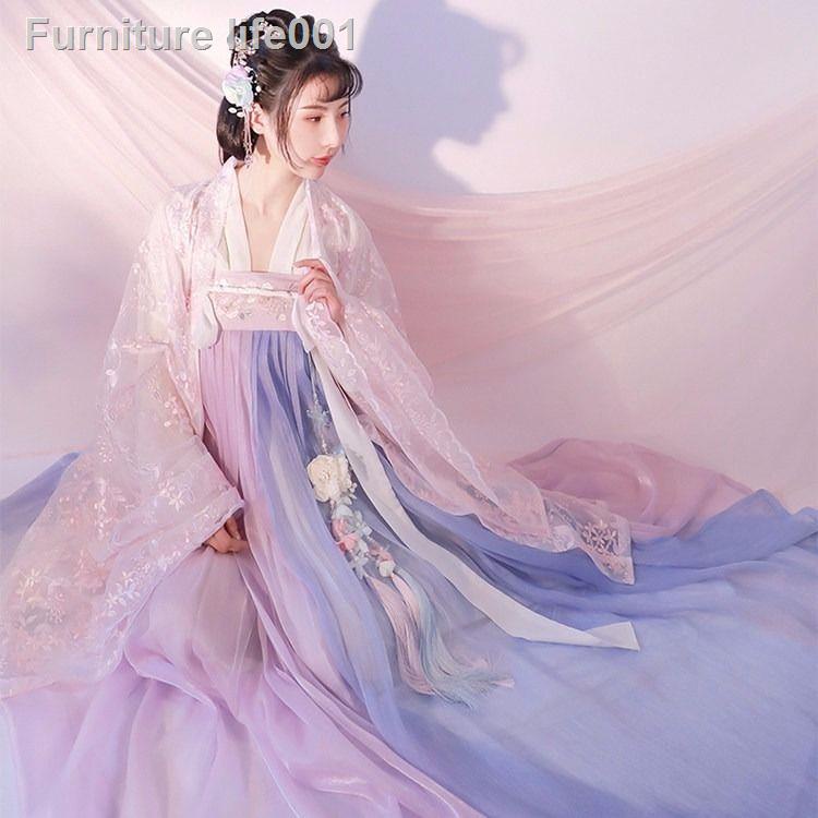 เตรียมการจัดส่ง-chunying-hanfu-หญิงของแท้เต็มชุดหน้าอกและเอว-super-fairy-นักเรียนเครื่องแต่งกายเสื้อผ้ากระโปรงนางฟ้าฤดู