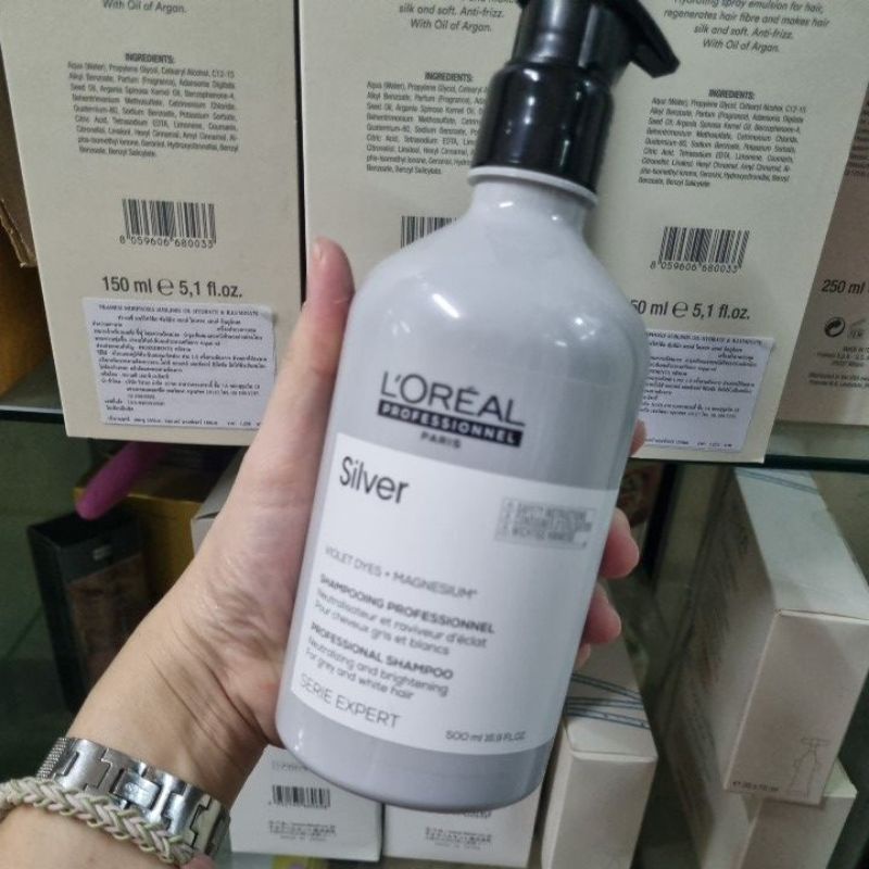 loreal-serie-expert-magnesium-silver-shampooing-500-ml-แชมพูลอรีอัล-สำหรับผมโทนสีเทา-หม่น