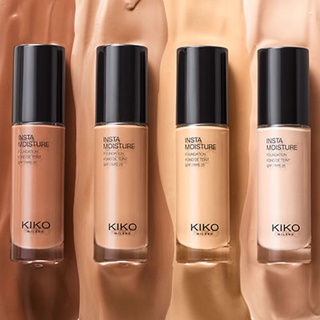 แท้ทั้งร้าน !! แบ่งขายรองพื้นผิวฉ่ำน้ำ KIKO MILANO INSTA MOISTURE FOUNDATION SPF25 รองพื้นผิวอิ่มน้ำ