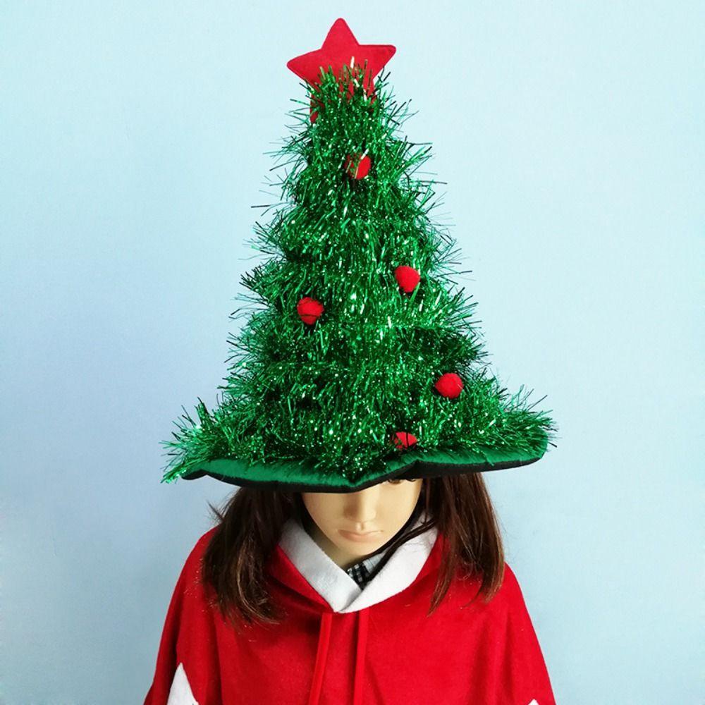 ภาพหน้าปกสินค้าHecceh หมวกผ้าไหม ประดับต้นคริสต์มาส ไม่ทอ แวววาว สําหรับปาร์ตี้ จากร้าน hecceh.th บน Shopee