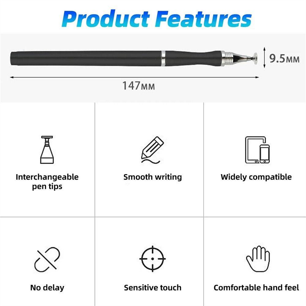 augustine-ปากกาสไตลัส-2in1-อุปกรณ์เสริมแท็บเล็ต-สําหรับโทรศัพท์มือถือ-ปากกาสไตลัส-android
