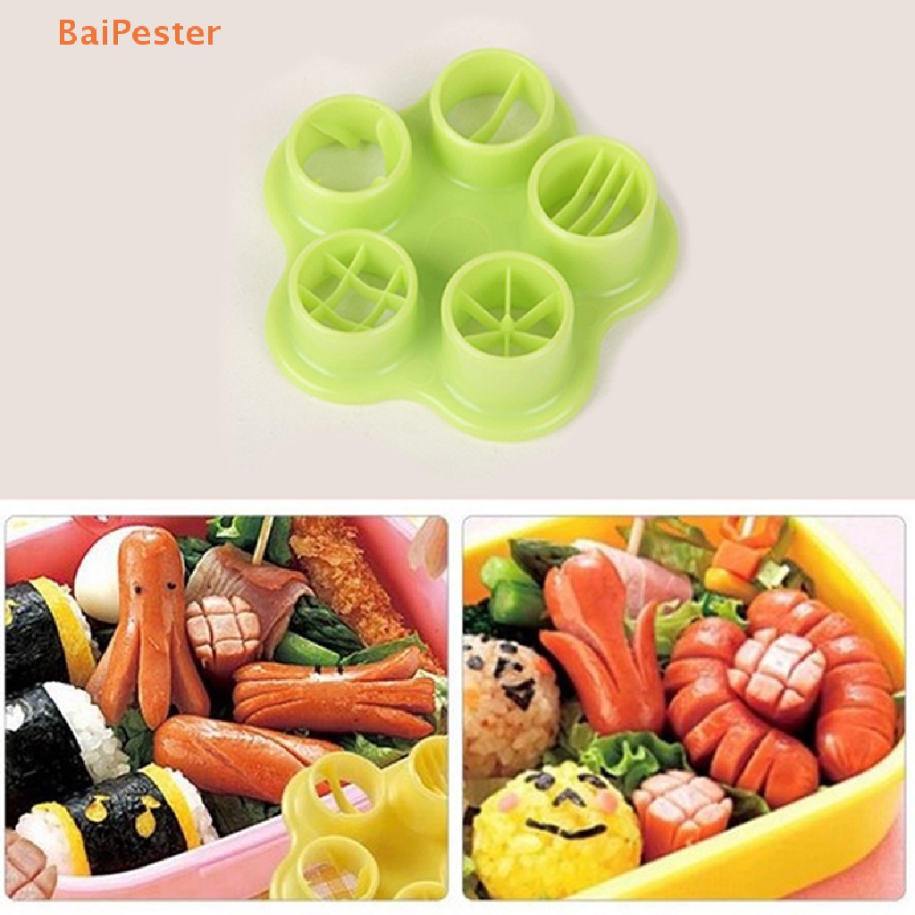 baipester-5-in-1-ชุดแม่พิมพ์ตัดไส้กรอก-ฮอทดอก-ไส้กรอก-แฮม-เครื่องครัว