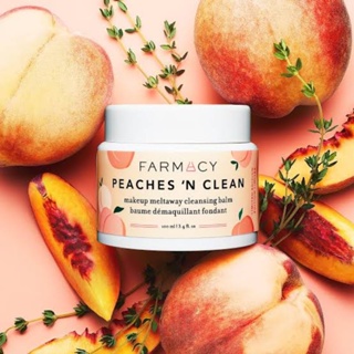พร้อมส่ง farmacy PEACHES ’N CLEAN makeup meltaway cleansing balm