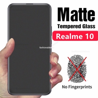ฟิล์มกระจกนิรภัยกันรอยหน้าจอ เนื้อแมตต์ 9H ป้องกันลายนิ้วมือ สําหรับ Realme 10 pro plus 10pro+ 10T 10S Realme10 pro Realme10pro Realme10T 4G 5G